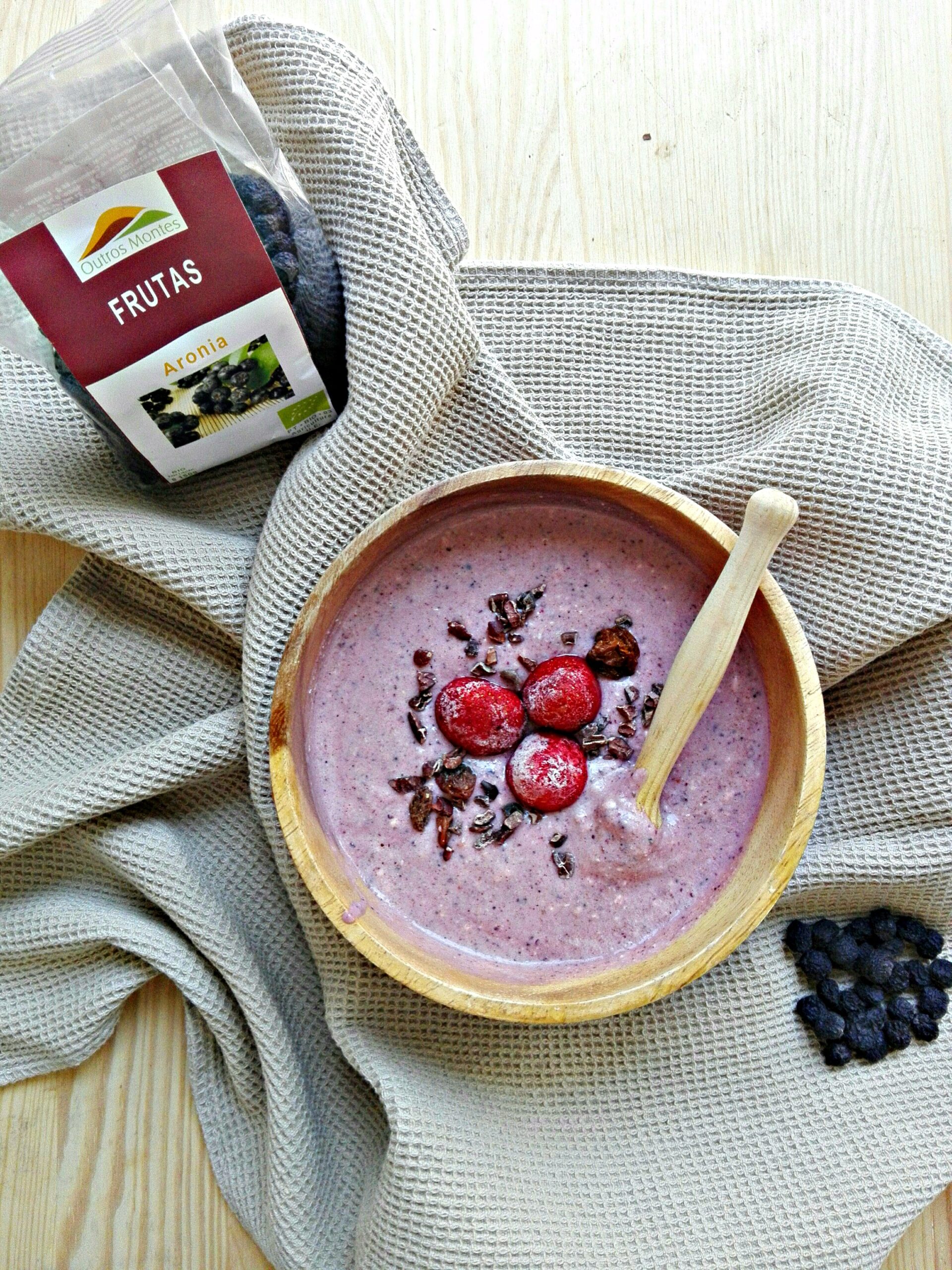 Papas de Aronia e Cereais Cacau e Aronia Outros Montes