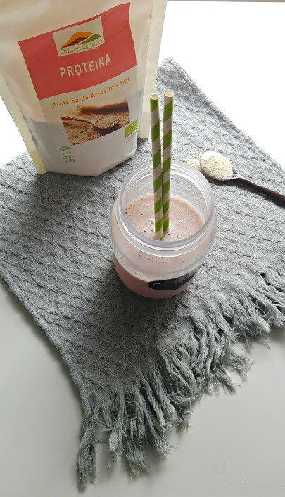 Batido proteico de banana e Proteína de Arroz Integral Outros Montes