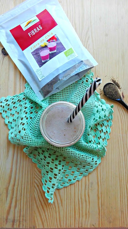 Batido de maçã, romã e Fibras de Chia Outros Montes