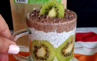 Pudim de Chia com Matcha