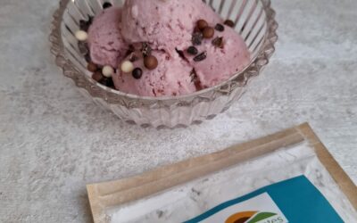 Gelado de Morango Saudável