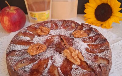 Bolo de Nozes e Maçã Low Carb