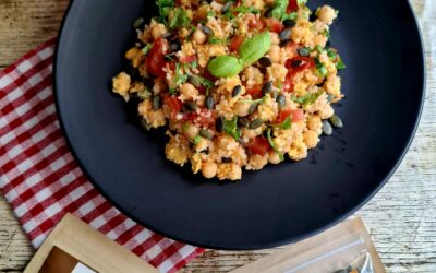 Cuscus Proteico com Grão e Ovos